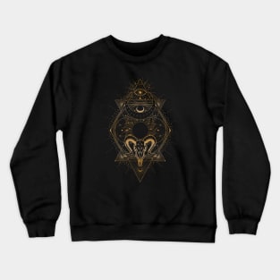 The Horned God | Pagan Symbol Crewneck Sweatshirt